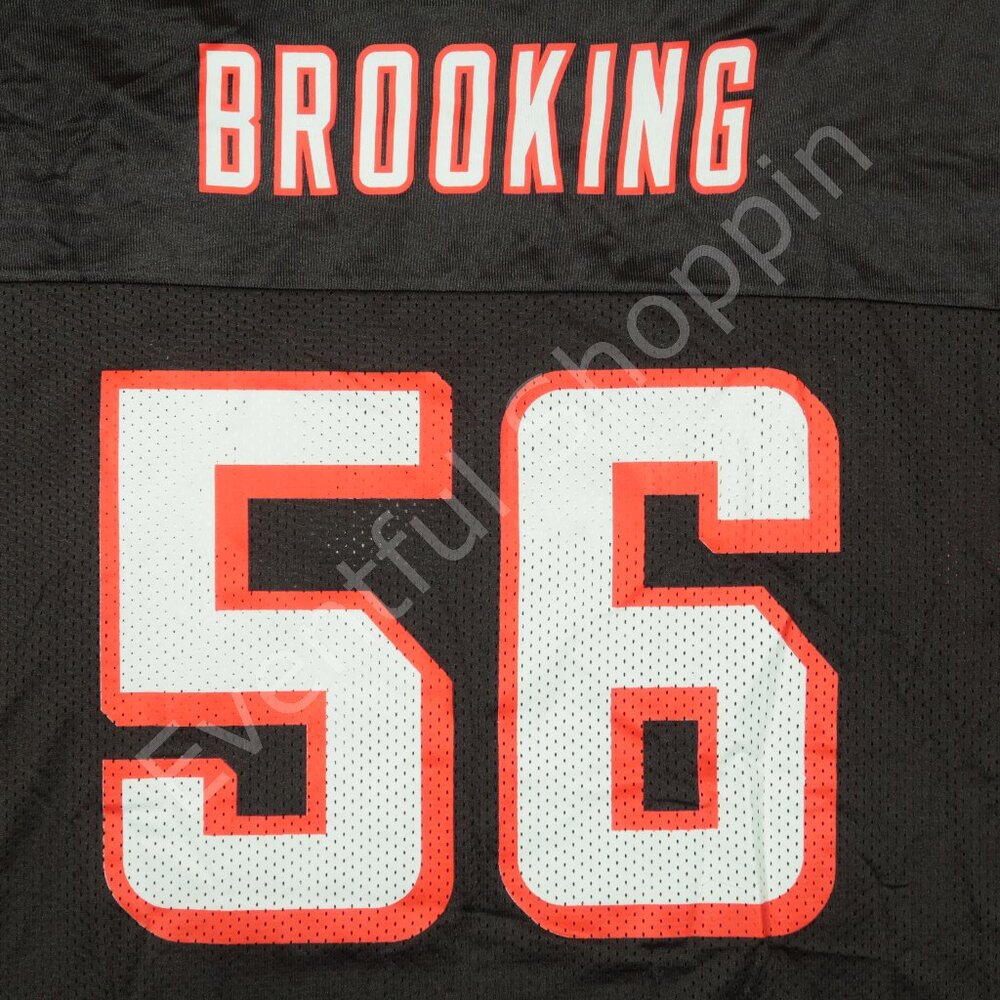Vintage Reebok Atlanta Falcons Jersey Mens XL Black Keith Brooking 56 Mesh - Picture 6 of 10